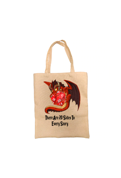 Dungeons & Dragons Tote Bag, Dragon Tote Bag, D and D Bag